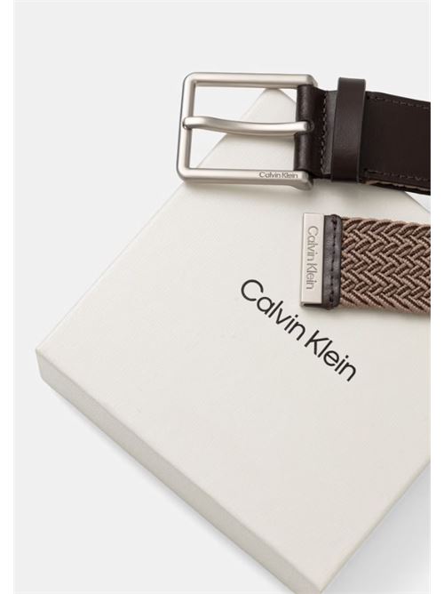 warmth buckle braided 35mm CALVIN KLEIN | LV04D7094GVFH